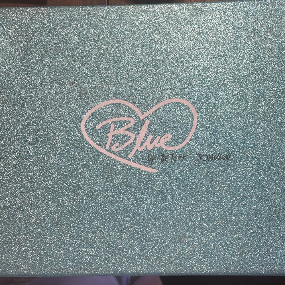 Betsey Johnson blue collection silver heels